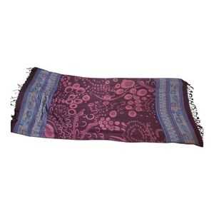 100% Pashmina Made In India Shawl Wrap Scarf Reversible Natural Fiber